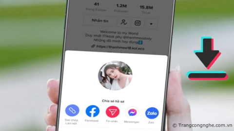 2 cách lấy ảnh đại diện của người khác trên TikTok vô cùng đơn giản