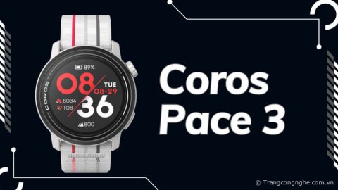 Coros Pace 3: Cải tiến tính năng sức khỏe, GPS băng tần kép, pin 24 ngày, giá hơn 6 triệu đồng