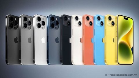Danh sách màu sắc iPhone 15 series, bản Pro không có vàng và tím bởi chất liệu khung viền Titan