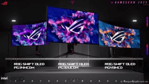ASUS ROG Swift PG32UCDM: Màn hình gaming 32 inch 4K QD-OLED đầu tiên, tần số làm mới 240Hz, giá chưa được công bố
