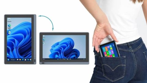 Cận cảnh NanoPC chạy Windows 11 Pro, thiết kế “chuẩn Nhật”, màn hình 5.5 inch, giá 13.9 triệu