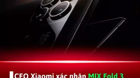 Sự kiện ra mắt siêu phẩm MIX Fold 3 vào ngày 14/8