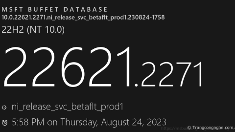 Microsoft phát hành Windows 11 Beta 226x1.2271, sửa lỗi sự cố treo hệ thống