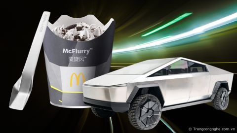 Tesla hợp tác với McDonald's cho ra mắt Cyber Spoon, lấy cảm hứng từ Cybertruck