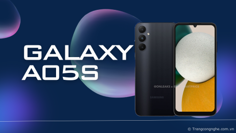 Ảnh render Vua Android giá rẻ Galaxy A05s: Thiết kế mặt lưng hiện đại, nút nguồn kiêm cảm biến vân tay
