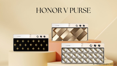 Honor V Purse chính thức ra mắt: Thiết kế gập mỏng nhẹ, thời trang đa dạng phong cách