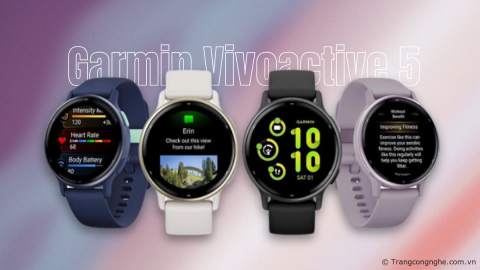 Garmin Vivoactive 5 GPS ra mắt: Nâng cấp tính năng, thanh toán Garmin Pay, pin 21 ngày, giá 7.5 triệu đồng