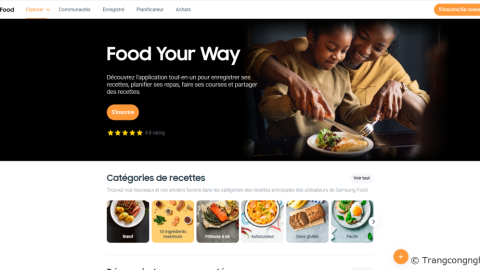 Khám phá Samsung Food, ứng dụng hướng dẫn nấu ăn với sự hỗ trợ bởi AI