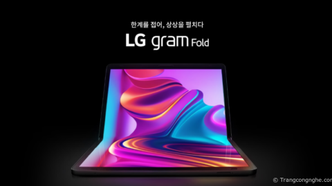 LG ra mắt laptop Gram Fold với màn hình OLED gập và bộ vi xử lý Intel i5-1335U