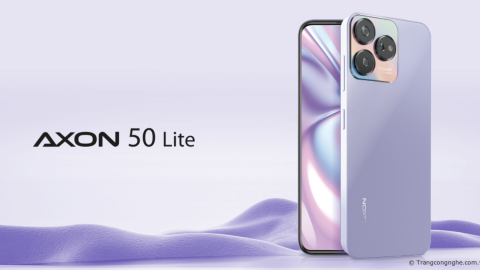 ZTE Axon 50 Lite ra mắt với cụm camera 50MP, thiết kế lấy cảm hứng từ iPhone, giá 6 triệu đồng