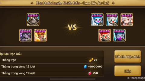Summoners War: Nhiệm vụ - Trận Đánh Ảo 36 - Cạm Bẫy Ác Quỷ