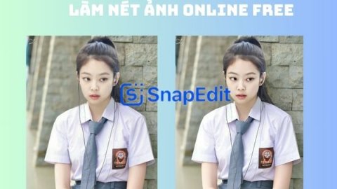 Làm nét ảnh online free với công cụ AI SnapEdit