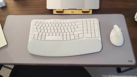 Cận cảnh Wave Keys, bàn phím công thái học vừa ra mắt của Logitech có giá 2,4 triệu đồng
