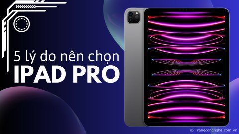 Top 5 lý do nên chọn iPad Pro cho công việc và giải trí