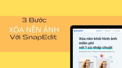 3 bước xóa nền ảnh online bằng công nghệ AI mới nhất của SnapEdit