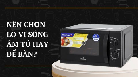 Có những loại lò vi sóng nào? Nên chọn lò vi sóng âm tủ hay để bàn?