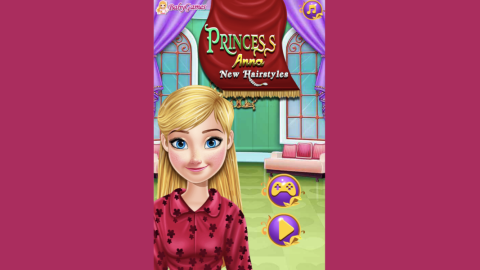 Princess Anna New Hairstyles: Game làm tóc cho Anna cực xinh đẹp