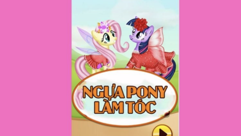 Cute Pony Hair Salon: Game ngựa Pony làm tóc siêu cute dành cho các bạn nữ