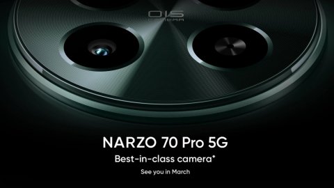 Realme Narzo 70 Pro 5G sẽ trang bị camera Sony IMX890 hàng đầu phân khúc