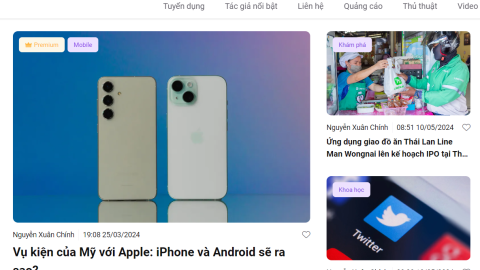 Top 6 trang tin công nghệ chính xác, uy tín hàng đầu hiện nay