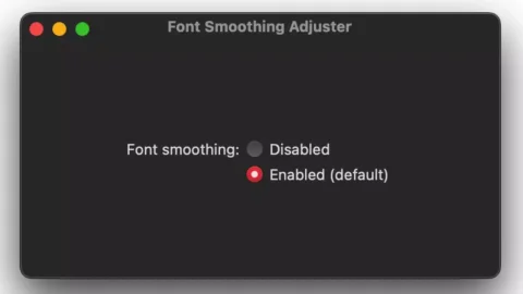 Tính năng ẩn Font Smoothing: Tăng độ sắc nét của Font trên Macbook