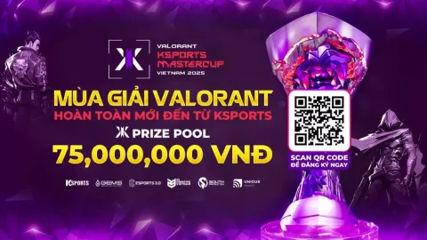 VALORANT KSPORTS MASTERCUP 2025: Mùa hè bùng nổ cho game thủ Việt