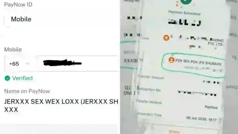 Người dùng PayNow phàn nàn vì tên hiển thị thành từ ngữ không phù hợp