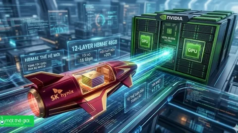 SK hynix ra mắt mẫu bộ nhớ HBM4E với tốc độ 16Gbps và dung lượng 48GB