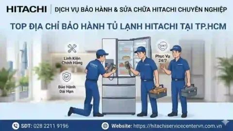 Top địa chỉ bảo hành tủ lạnh Hitachi tại TP.HCM uy tín, tận tâm, nhanh chóng