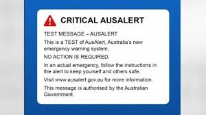 Hệ thống cảnh báo khẩn cấp tại Australia sắp được thử nghiệm