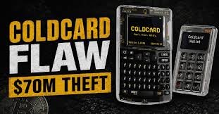Lỗi bảo mật ví phần cứng Coldcard liên quan đến vụ trộm Bitcoin 70 triệu USD