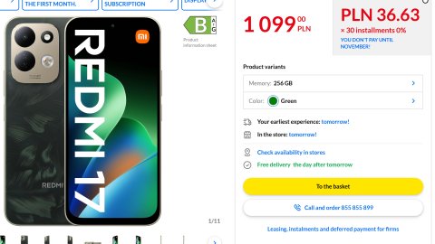 Xiaomi Redmi 17 chính thức ra mắt tại châu Âu trước khi công bố