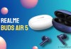 Realme Buds Air 5 sắp ra mắt, hỗ trợ khử tiếng ồn ANC 50dB, sử dụng hơn 40 giờ  