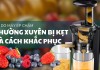 Lý do máy ép chậm thường xuyên bị kẹt và cách xử lý