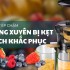 Lý do máy ép chậm thường xuyên bị kẹt và cách xử lý