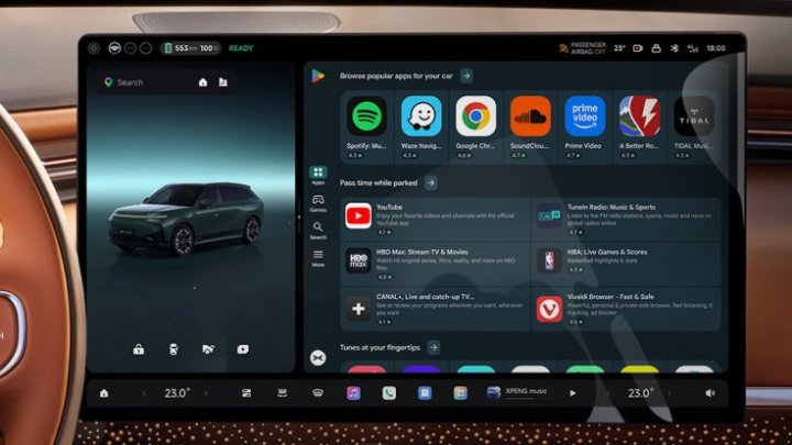 XPeng đưa Google Play Store vào xe điện từ đầu năm 2027
